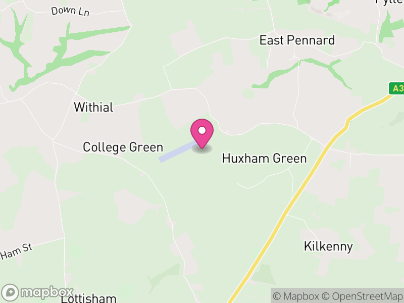 Map of East Pennard, Somerset