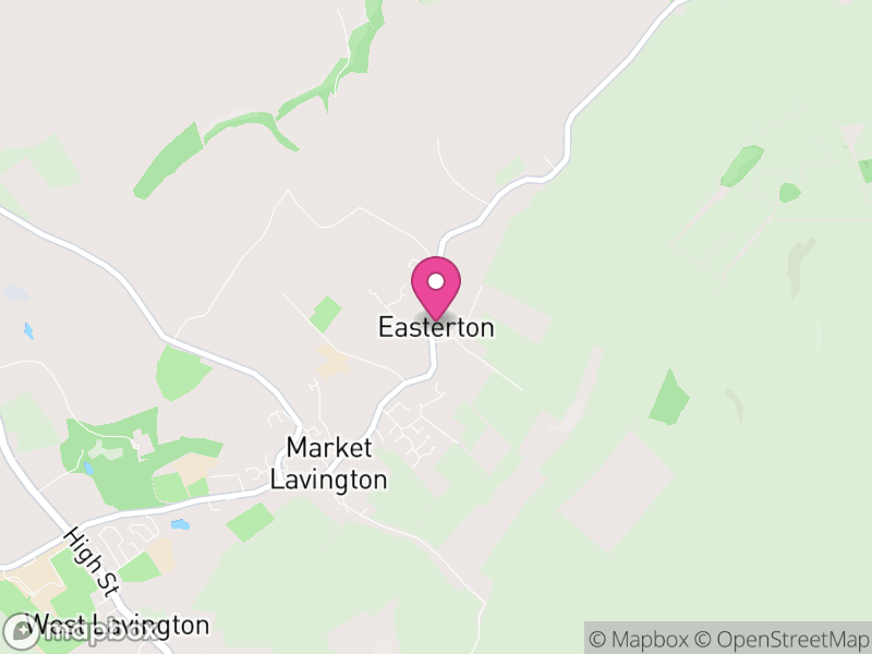 Map of Easterton, Wiltshire