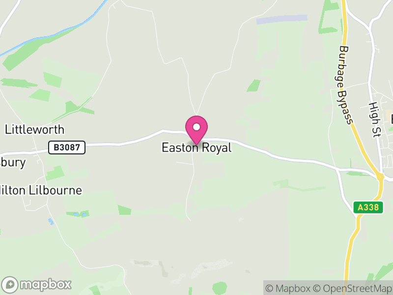 Map of Easton, Wiltshire