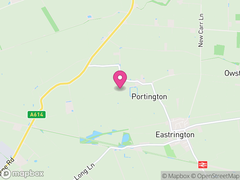 Map of Eastrington, East Riding of Yorkshire