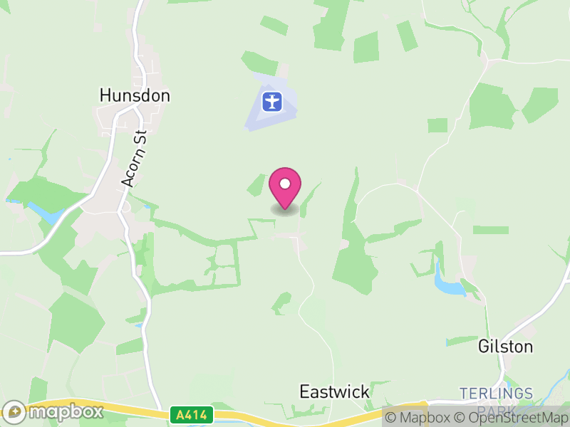 Map of Eastwick, East Hertfordshire