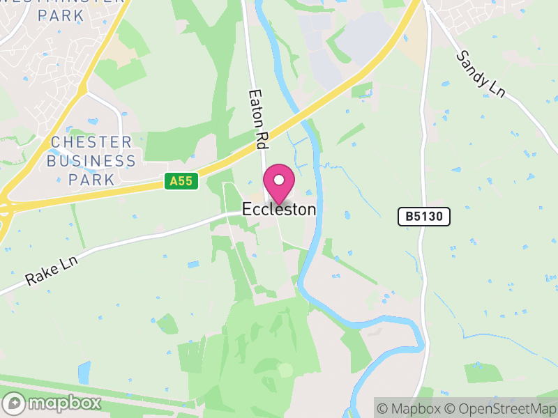 Map of Eaton and Eccleston, Cheshire West and Chester