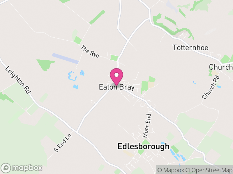 Map of Eaton Bray, Central Bedfordshire