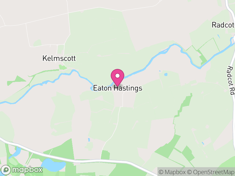 Map of Eaton Hastings, Vale of White Horse