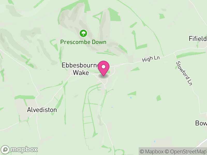 Map of Ebbesborne Wake, Wiltshire