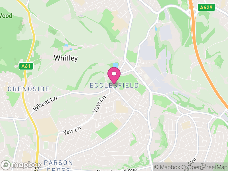 Map of Ecclesfield, Sheffield