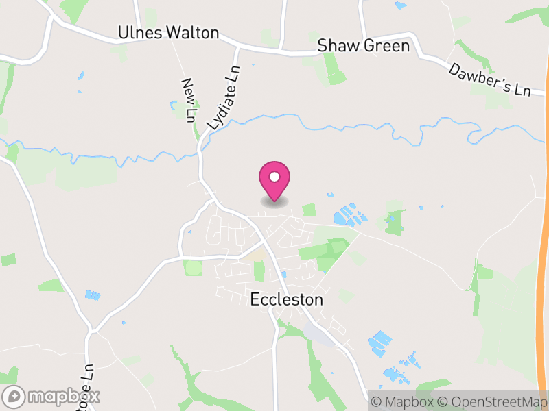 Map of Eccleston, Chorley
