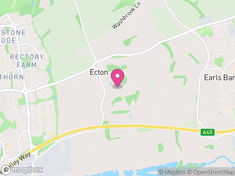 Map of Ecton, North Northamptonshire