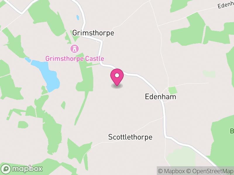 Map of Edenham, South Kesteven