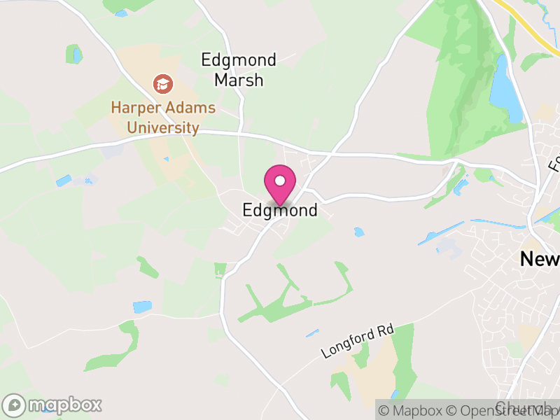 Map of Edgmond, Telford and Wrekin