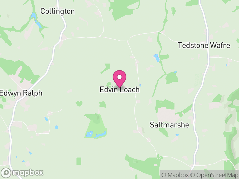 Map of Edvin Loach and Saltmarshe, Herefordshire