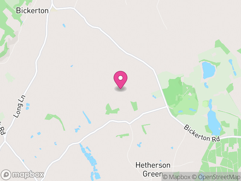 Map of Egerton, Cheshire East