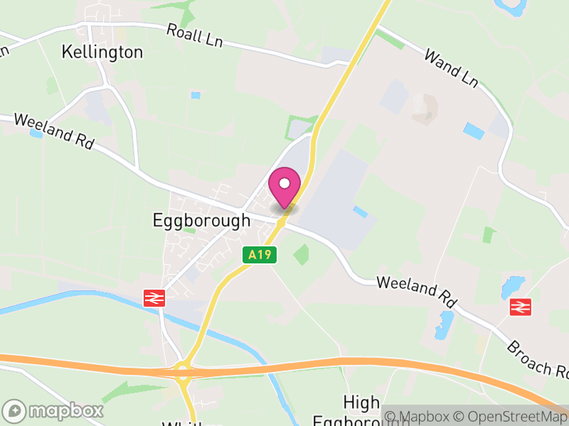 Map of Eggborough, North Yorkshire
