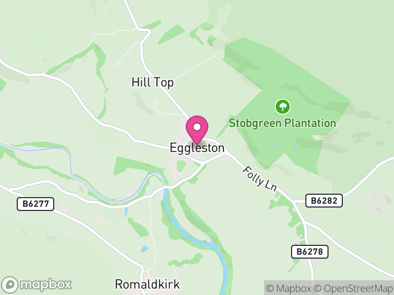 Map of Eggleston, County Durham