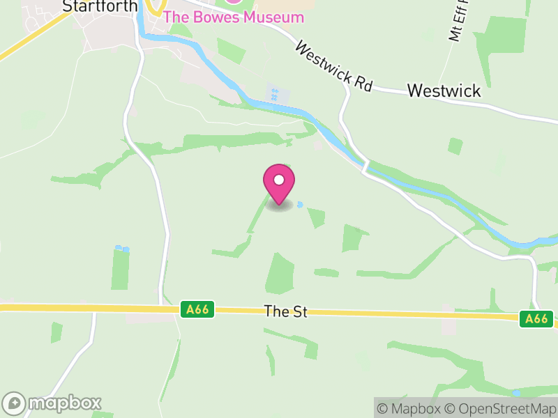 Map of Egglestone Abbey, County Durham