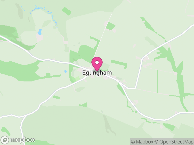 Map of Eglingham, Northumberland