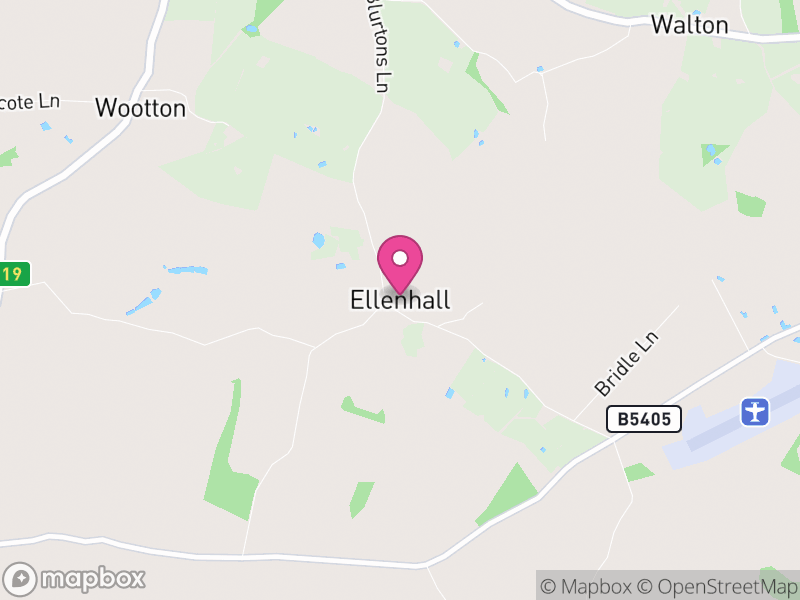 Map of Ellenhall, Stafford