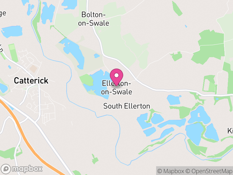 Map of Ellerton-on-Swale, North Yorkshire