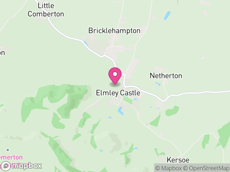 Map of Elmley Castle, Wychavon