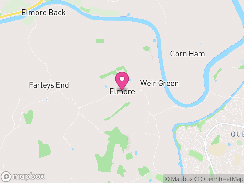 Map of Elmore, Stroud