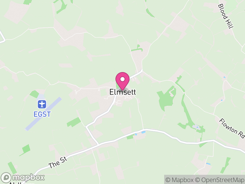 Map of Elmsett, Babergh