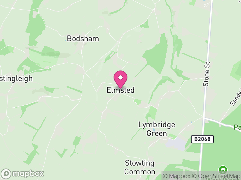 Map of Elmsted, Folkestone and Hythe