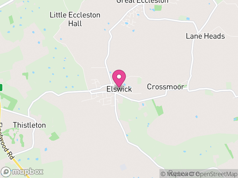 Map of Elswick, Fylde