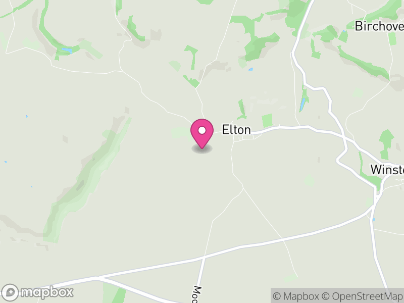Map of Elton, Derbyshire Dales