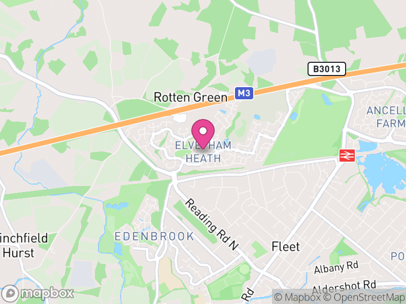 Map of Elvetham Heath, Hart