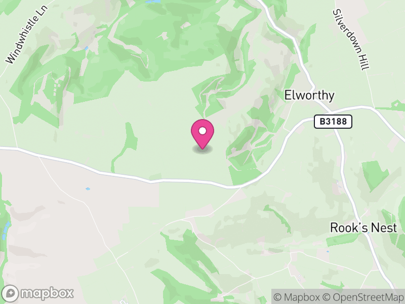 Map of Elworthy, Somerset