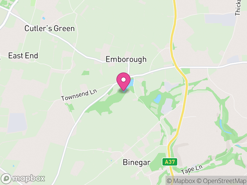 Map of Emborough, Somerset