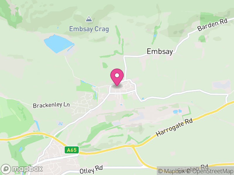Map of Embsay with Eastby, North Yorkshire