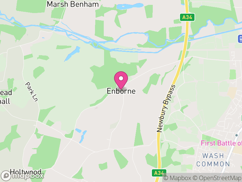 Map of Enborne, West Berkshire