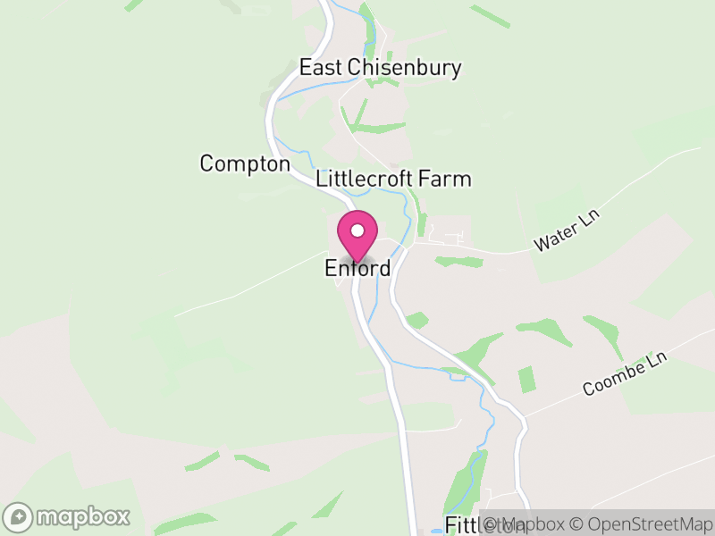 Map of Enford, Wiltshire