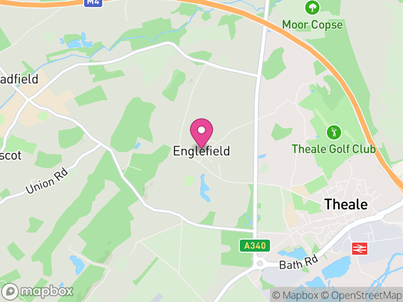 Map of Englefield, West Berkshire