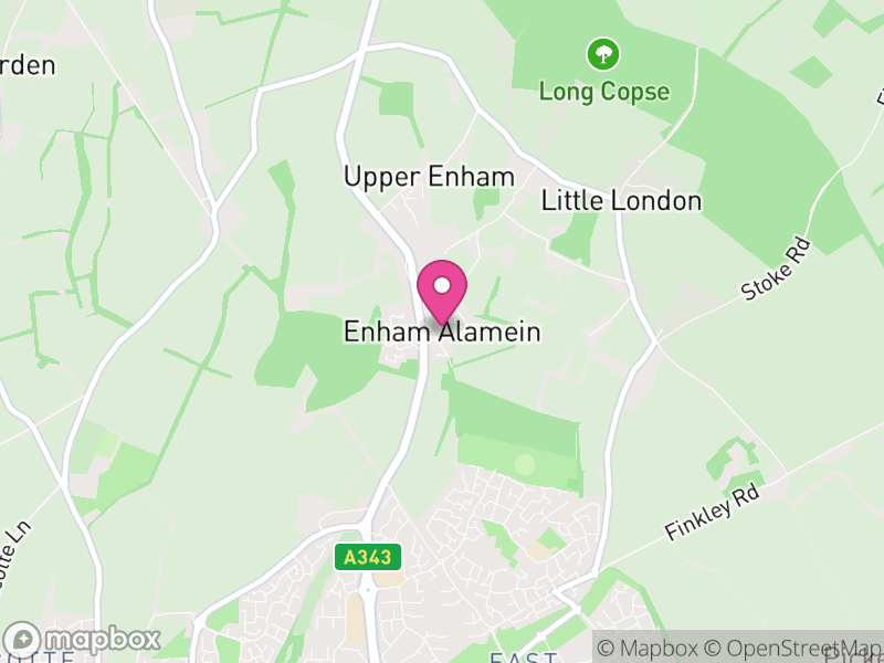 Map of Enham Alamein, Test Valley