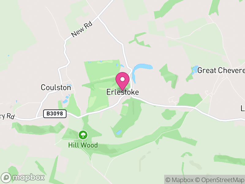 Map of Erlestoke, Wiltshire