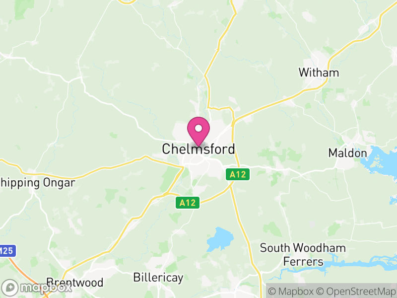 Map of Essex, England