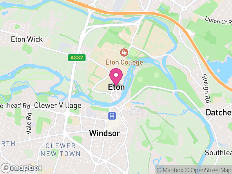 Map of Eton, Windsor and Maidenhead