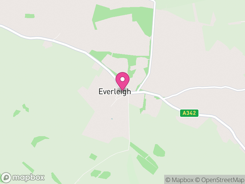 Map of Everleigh, Wiltshire