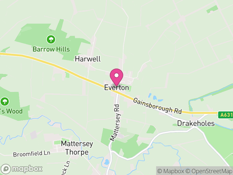 Map of Everton, Bassetlaw
