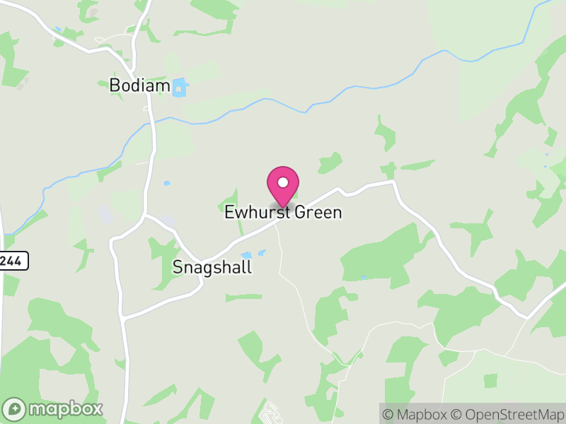 Map of Ewhurst, Rother