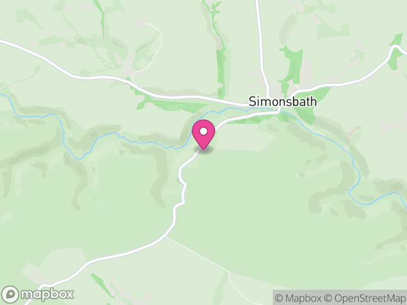 Map of Exmoor, Somerset