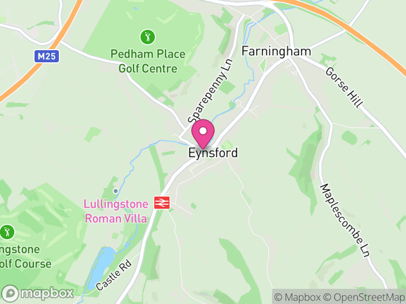 Map of Eynsford, Sevenoaks