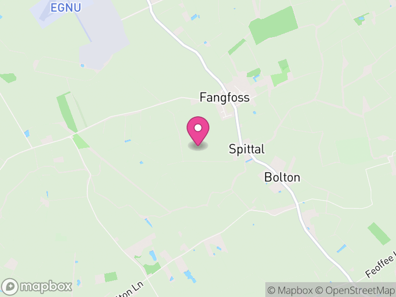 Map of Fangfoss, East Riding of Yorkshire