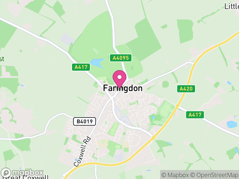 Map of Faringdon