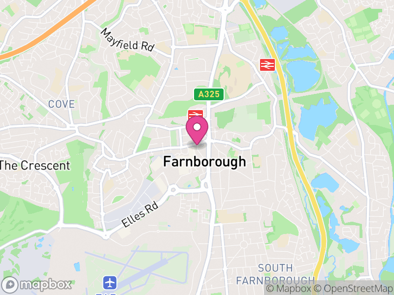 Map of Farnborough, West Berkshire