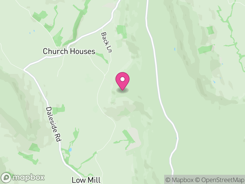 Map of Farndale East, North Yorkshire