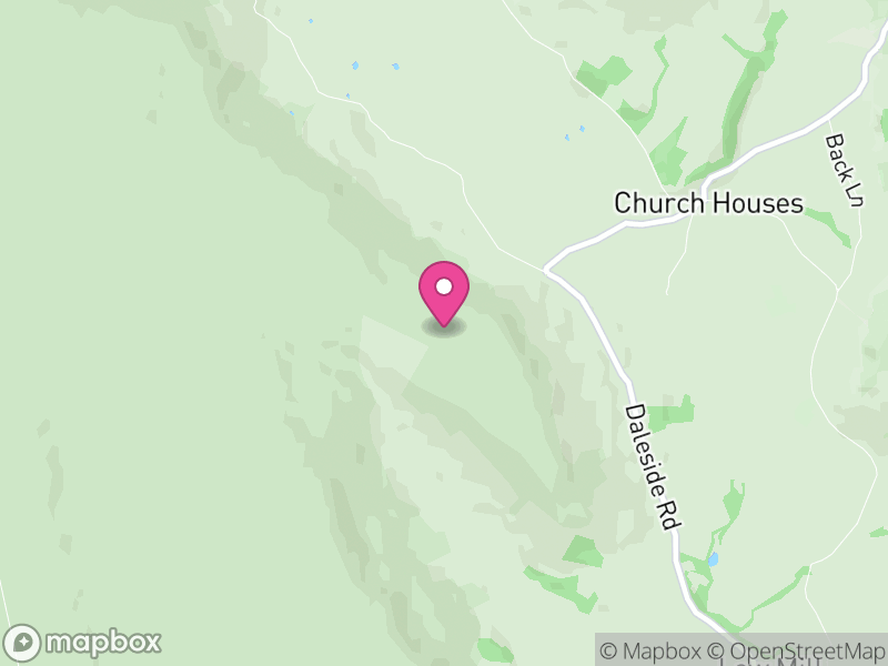 Map of Farndale West, North Yorkshire