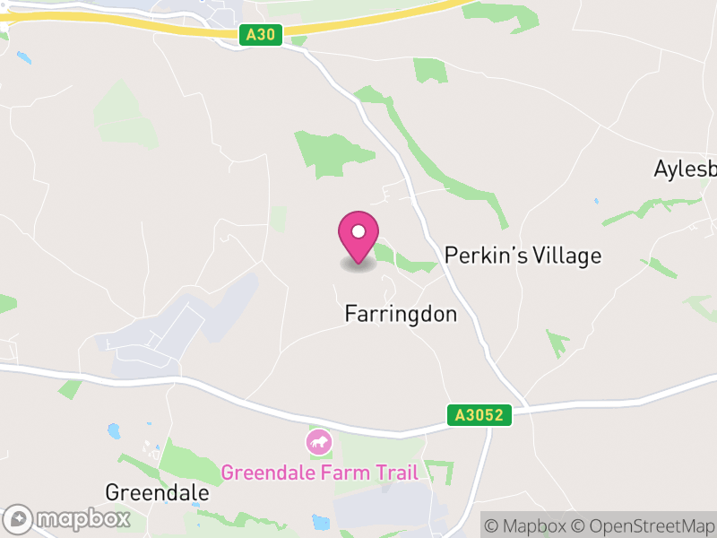 Map of Farringdon, East Devon